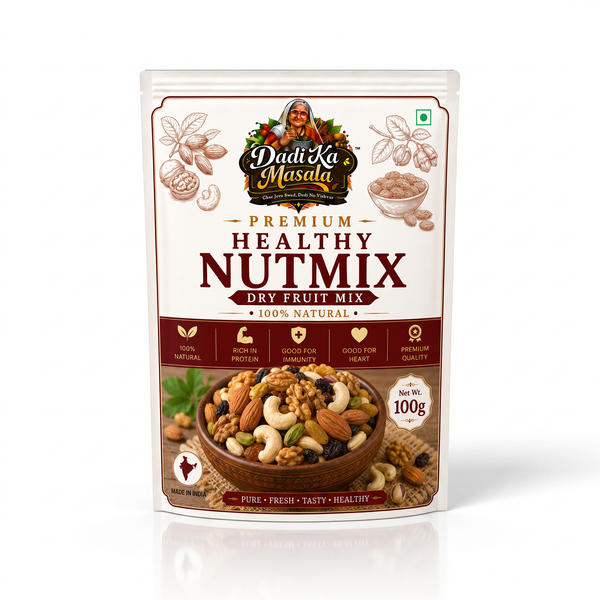 Healthy Nut Mix — Kaju, Badam, Kishmish & Pista