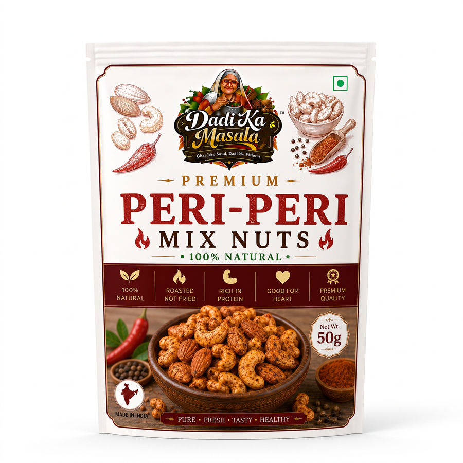 Peri Peri Mix Nuts — Fiery Party Snack