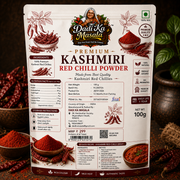Dadi Ka Masala Premium Kashmiri Red Chilli Powder 100g | Pure Lal Mirch Powder
