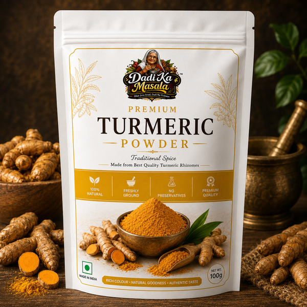 Dadi Ka Masala Pure Turmeric Powder (Haldi) 100g | Freshly Ground