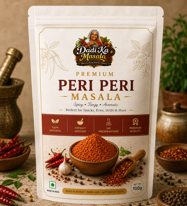 Dadi Ka Masala Premium Peri Peri Masala 100g | Spicy & Tangy Seasoning Spice Mix