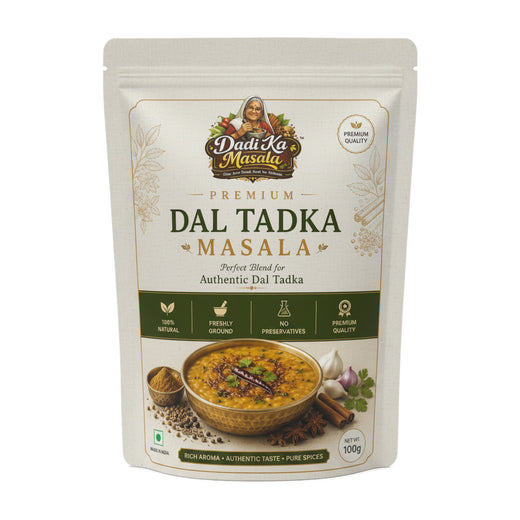 Dadi Ka Masala Premium Dal Tadka Masala 100g | Authentic Dhaba Style Dal Fry Spice Mix | 100% Natural | Freshly Ground | No Preservatives