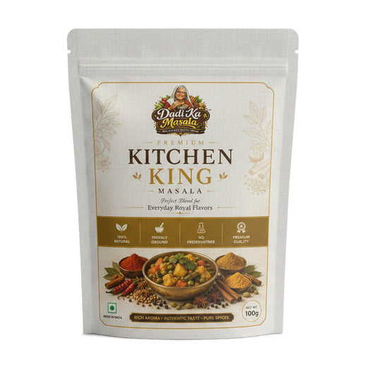 Dadi Ka Masala Premium Kitchen King Masala 100g | All-in- One Indian Curry Spice Mix | Freshly Ground | 100% Natural | No Preservatives