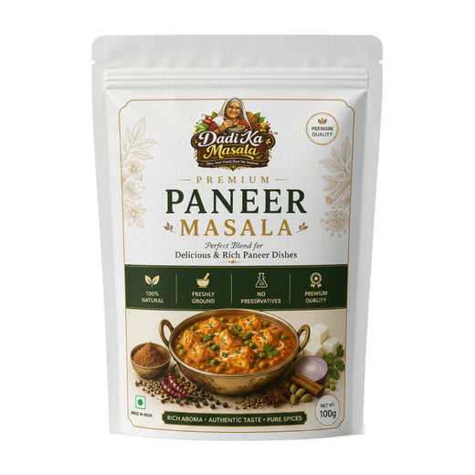Dadi Ka Masala Premium Paneer Masala 100g | Restaurant Style Paneer Butter Masala & Kadai Paneer Spice Mix | 100% Natural | Freshly Ground