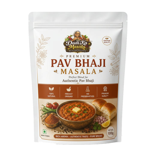 Dadi Ka Masala Premium Pav Bhaji Masala 100g | Authentic Mumbai Street Style Spice Blend | Freshly Ground | 100% Natural