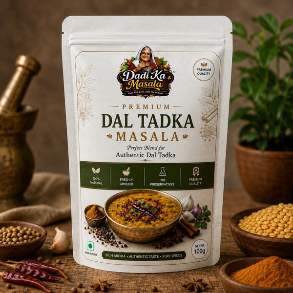 Dadi Ka Masala Premium Dal Tadka Masala 100g | Authentic Dhaba Style Dal Fry Spice Mix | 100% Natural | Freshly Ground | No Preservatives